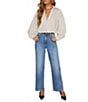 VICI Collection Striped Long Sleeve Button Down Top - Image 5