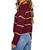 VICI Collection Striped Long Sleeve Cardigan - Image 2