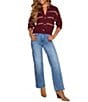 VICI Collection Striped Long Sleeve Cardigan - Image 4