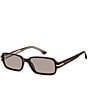 Victoria Beckham Women's VB1012 54mm Rectangle Sunglasses - Image 4