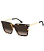 Victoria Beckham Women's VB1022/S 56mm Rectangle Sunglasses - Image 4