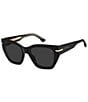 Victoria Beckham Women's VB7017/S 52mm Rectangle Sunglasses - Image 1