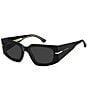 Victoria Beckham Women's VB7018/S 53mm Rectangle Sunglasses - Image 1