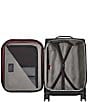 Color:Black - Image 3 - Crosslight Frequent Flyer Plus Carry On 22#double; Softside Spinner Suitcase
