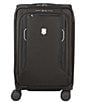 Color:Black - Image 1 - Werks Traveler 6.0 Frequent Flyer Carry-On 21#double; Softside Spinner Suitcase