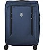 Color:Blue - Image 1 - Werks Traveler 6.0 Softside Medium 24#double; Softside Spinner Suitcase