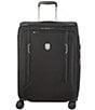 Color:Black - Image 1 - Werks Traveler 6.0 Softside Medium 24#double; Softside Spinner Suitcase