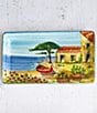 VIETRI Landscape Wall Plates Collection Rectangular Platter with Boat - Image 2