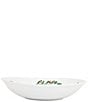VIETRI Aria Holiday Shallow Oval Bowl - Image 2