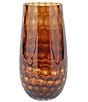 VIETRI Bolla Glass Pebbled Vase, Color:Brown - Image 1