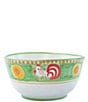 VIETRI Campagna Uccello Deep Serving Bowl, Color:Green - Image 1