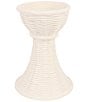 VIETRI Casa Candle Stick Holder, Color:Cream - Image 1