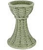 VIETRI Casa Candle Stick Holder, Color:Green - Image 1