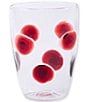 Color:Red - Image 1 - Drop Glass Tall Tumbler