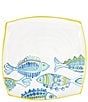 VIETRI Elba's Fish Collection Square Platter - Image 1