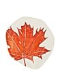VIETRI Festive Fall Autunno Maple Leaf Salad Plate, Color:Maple - Image 1