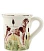 Color:White - Image 1 - Festive Fall Wildlife Spaniel Mug