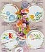 Color:Multi - Image 6 - Fiori Di Campo Assorted Dinner Plates, Set of 4