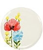 Color:Multi - Image 1 - Fiori di Campo Poppy & Daisy Salad Plate