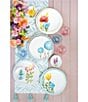 Color:Multi - Image 3 - Fiori di Campo Poppy & Daisy Salad Plate