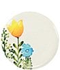Color:Multi - Image 1 - Fiori di Campo Tulip & Rose Salad Plate