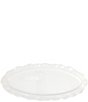 VIETRI Giorno Collection White Long Narrow Oval Platter - Image 1