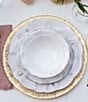 Color:White - Image 2 - Giorno Scallop Dinner Plate