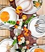 VIETRI Harvest Pumpkin Assorted Salad Plates, Set of 4, Color:Multi - Image 2