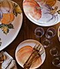 VIETRI Harvest Pumpkin Assorted Salad Plates, Set of 4, Color:Multi - Image 3