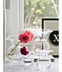 Color:CLEAR - Image 3 - Hibiscus Medium Fluted Vase