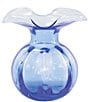 Color:Cobalt - Image 1 - Hibiscus Medium Fluted Vase