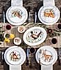 VIETRI Festive Fall Collection Wildlife Hunting Dog Dinner Plate, Color:Multi - Image 2