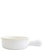 Color:White - Image 1 - Vietri Italian Baker Small Round Baker with Large Handle