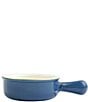 Color:Blue - Image 1 - Vietri Italian Baker Small Round Baker with Large Handle