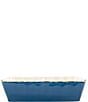 Color:Blue - Image 1 - Italian Bakers Aqua Large Rectangular Baking Dish
