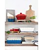 VIETRI Italian Bakers Small Rectangular Baking Dish, Color:Aqua - Image 3