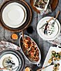 VIETRI Lastra Handled Rectangular Platter, Color:White - Image 2