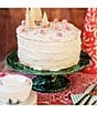 VIETRI Lastra Holiday Green Figural Cake Stand - Image 2