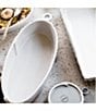 Color:WHITE - Image 3 - Lastra White Handled Oval Baker