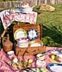 VIETRI Melamine Campagna Porco Pig Print 4-Piece Place Setting, Color:Red - Image 3