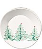 VIETRI Melamine Lastra Holiday Collection Christmas Tree Pasta Bowl - Image 1
