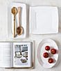 Color:White - Image 4 - Melamine Lastra White Rectangular Platter