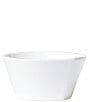 Color:White - Image 1 - Melamine Lastra White Stacking Cereal Bowl