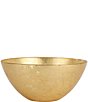 VIETRI Moon Glass Deep Decorative Bowl, Color:Gold - Image 1