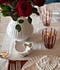 VIETRI Nuovo Stripe Stemless Wine Glass, Color:Red - Image 3