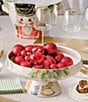 VIETRI Nutcracker Pedestal Fruit Bowl, Color:Green - Image 2