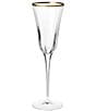 Color:Silver - Image 1 - Optical Gold Champagne Flute