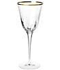 VIETRI Optical Gold Water Glass, Color:Silver - Image 1