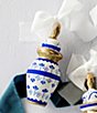 VIETRI Ornaments Figural Ginger Jar with Small Flowers Ornament - Image 2