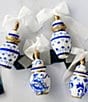 VIETRI Ornaments Figural Ginger Jar with Small Flowers Ornament - Image 3